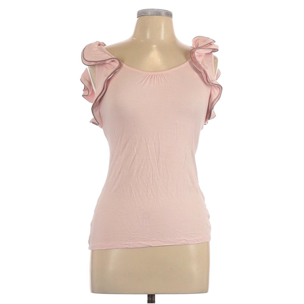 LAST CHANCE—Light pink ruffle sleeved top